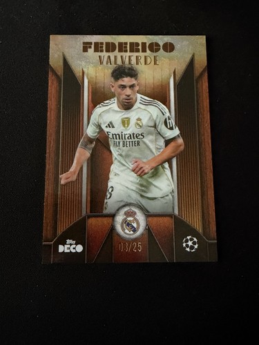 Federico Valverde 2025 Topps Deco /25