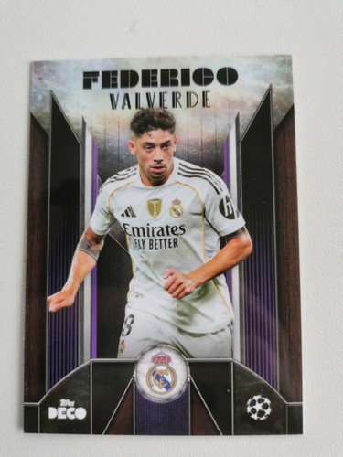 Federico Valverde 2025 Topps Deco UEFA