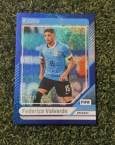 Federico Valverde 2024 Panini Donruss FIFA Blue /49