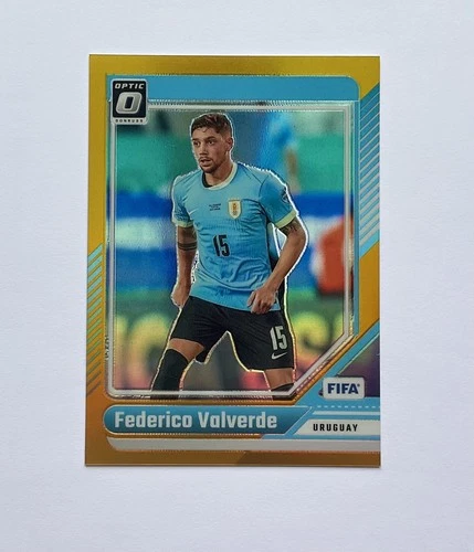 Federico Valverde 2024 Panini Donruss Gold Optic /10