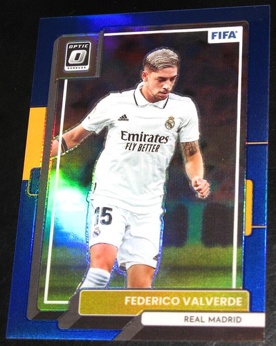 Federico Valverde 2022 Panini Donruss Optic Blue Prizm /99