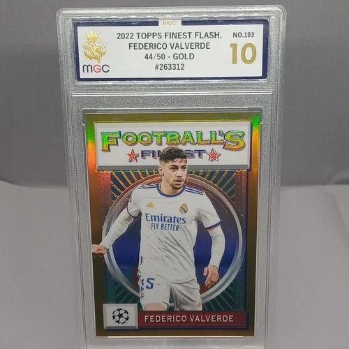 Federico Valverde 2022 Topps Finest Gold 44/50