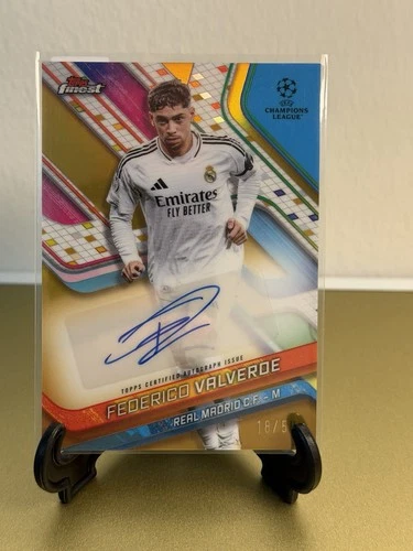Federico Valverde 2024 Topps Finest Gold /50
