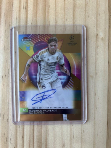Federico Valverde 2023 Topps Finest Gold /50
