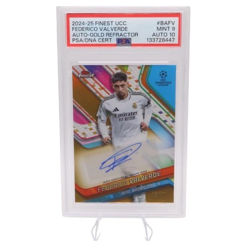 Federico Valverde 2024 Panini Finest Gold Refractor /50