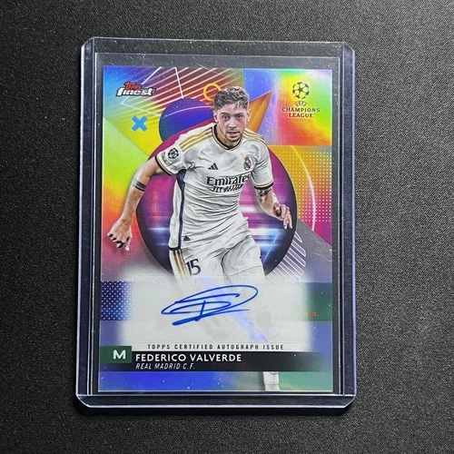 Federico Valverde 2023 Topps Finest Holo Refractor