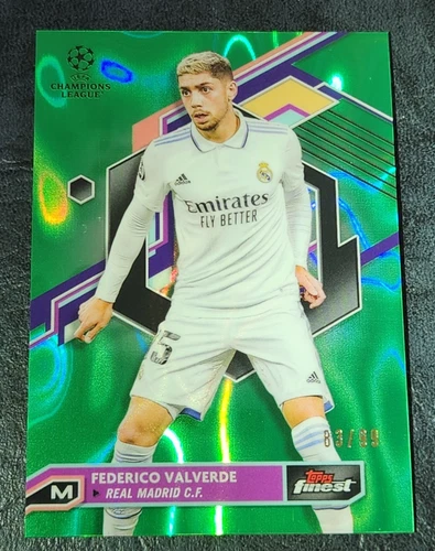 Federico Valverde 2022 Topps Finest Lava Verde /99