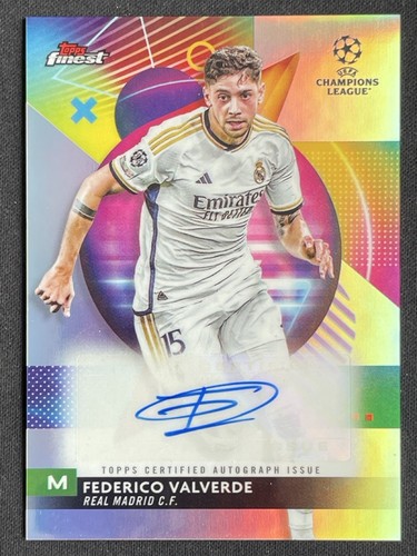 Federico Valverde 2023 Topps Finest Refractor