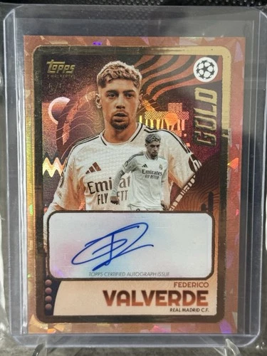 Federico Valverde 2024 Topps Gold UCC Gold /5