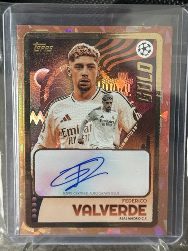 Federico Valverde 2024 Topps Gold UCC Gold /5