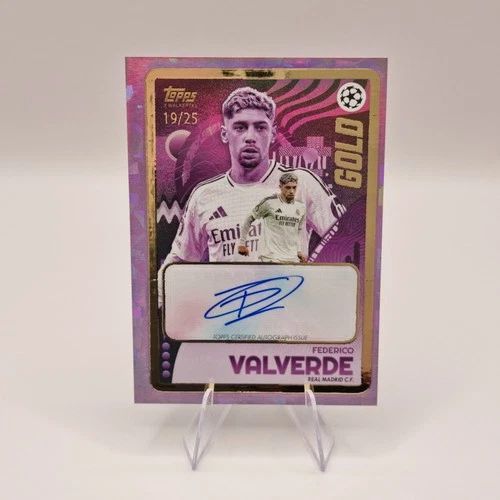 Federico Valverde 2024 Topps Gold UEFA Club Competitions Gold /25