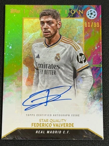 Federico Valverde 2023 Topps Inception Green /99