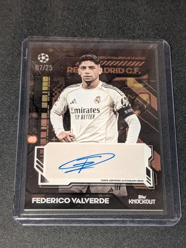 Federico Valverde 2025 Topps Knockout /25