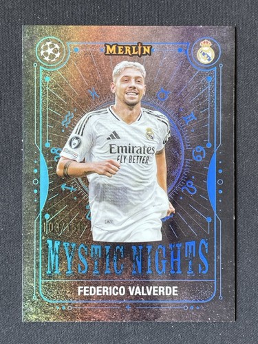 Federico Valverde 2024 Topps Merlin Blue /150