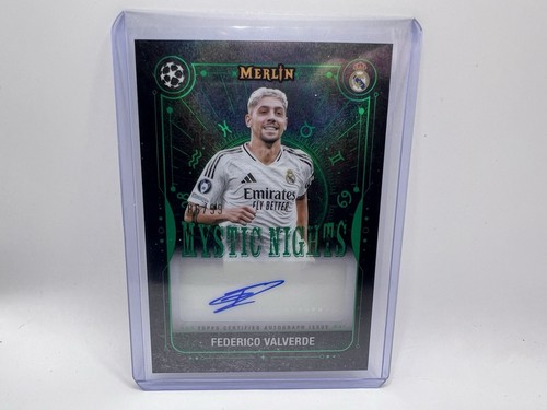 Federico Valverde 2025 Topps Merlin Chrome /99