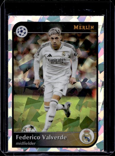 Federico Valverde 2024 Topps Merlin Chrome Atomic Refractor #145