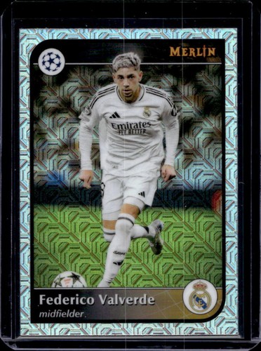 Federico Valverde 2024 Topps Merlin Chrome Mojo Refractor