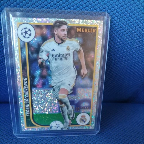 Federico Valverde 2024 Topps Merlin Chrome Parallel /150