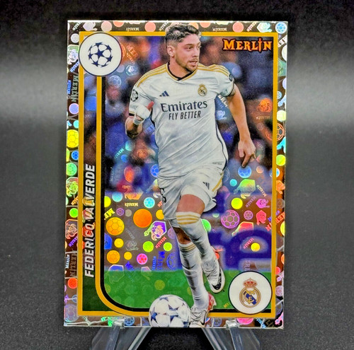 Federico Valverde 2023 Topps Merlin Chrome Refractor