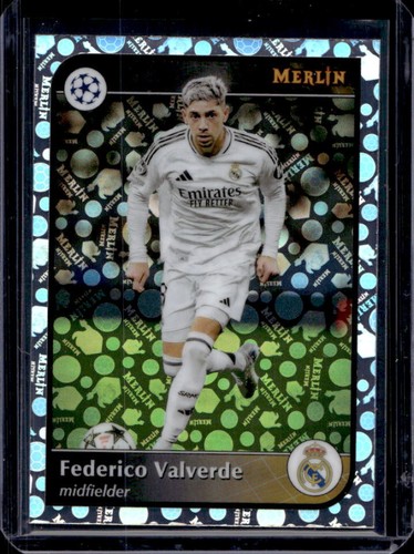 Federico Valverde 2024 Topps Merlin Chrome Vintage Refractor