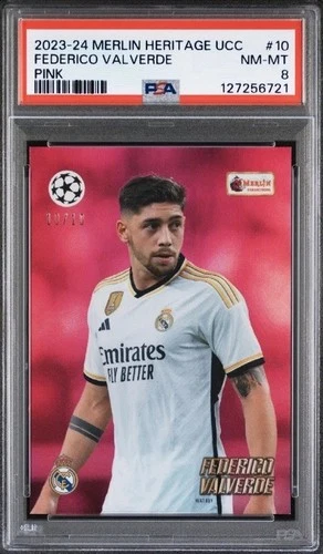 Federico Valverde 2023 Topps Merlin Heritage Pink /10