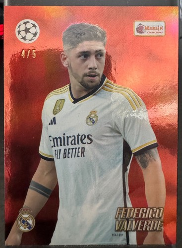 Federico Valverde 2022 Topps Merlin Heritage Red /5