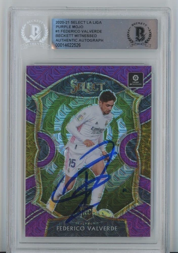 Federico Valverde 2021 Panini Mojo Purple
