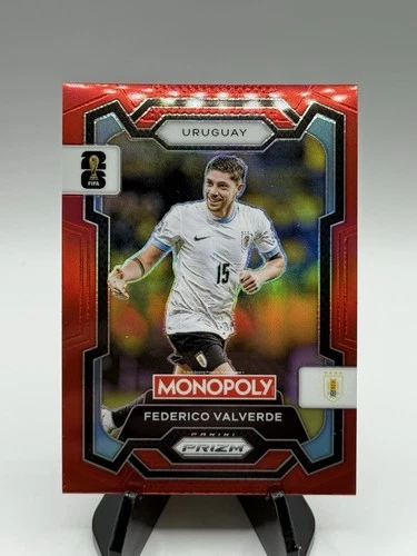 Federico Valverde 2026 Panini Monopoly Prizm World Cup Red Prizm