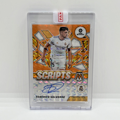 Federico Valverde 2021 Panini Mosaico La Liga Oro /50