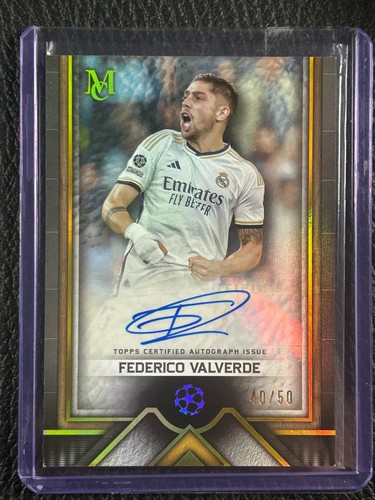 Federico Valverde 2023 Topps Museum Gold /50
