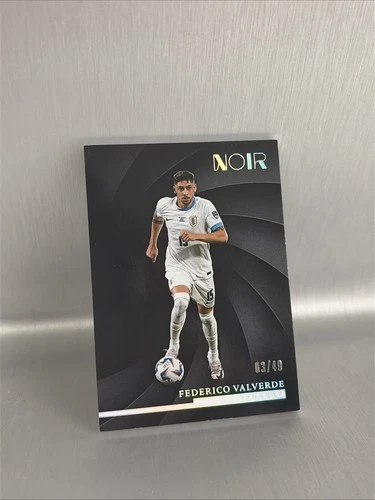 Federico Valverde 2024 Panini Noir Silver Holo /49