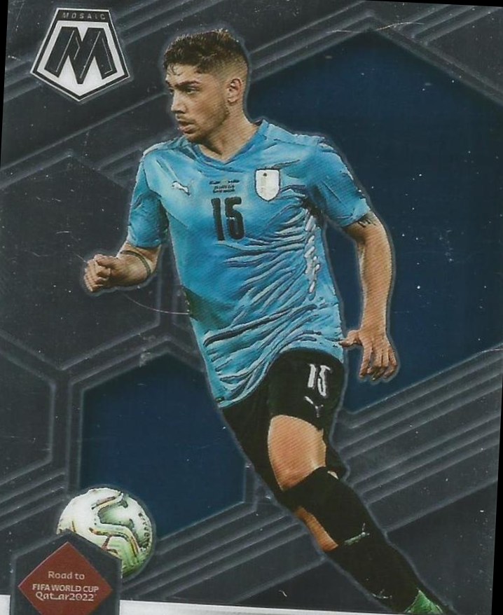 Federico Valverde 2021 Panini Mosaic Road to FIFA World Cup