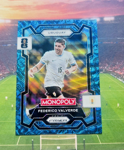 Federico Valverde 2026 Panini Prizm Blue Money Shimmer