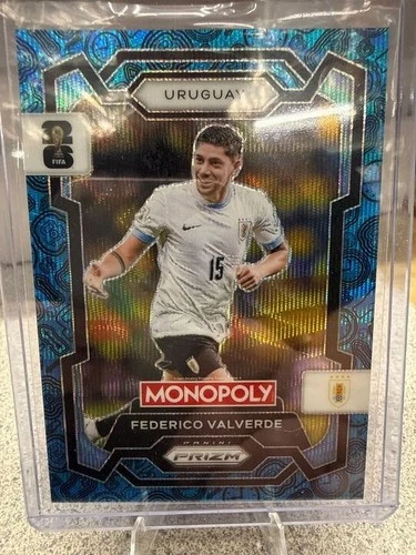 Federico Valverde 2026 Panini Prizm Blue Wave