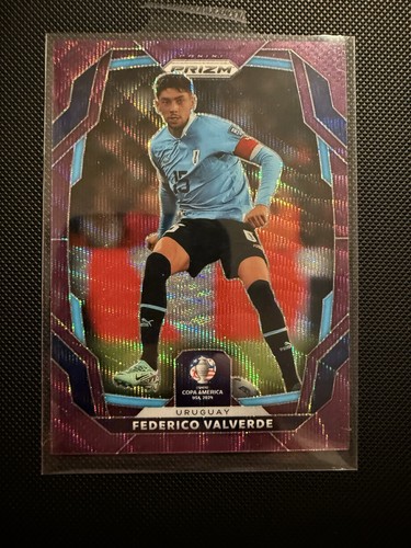 Federico Valverde 2024 Panini Prizm Copa Purple Wave Prizm /99