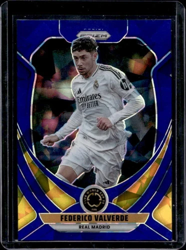 Federico Valverde 2025 Panini Prizm FIFA Club World Cup Blue Ice /175