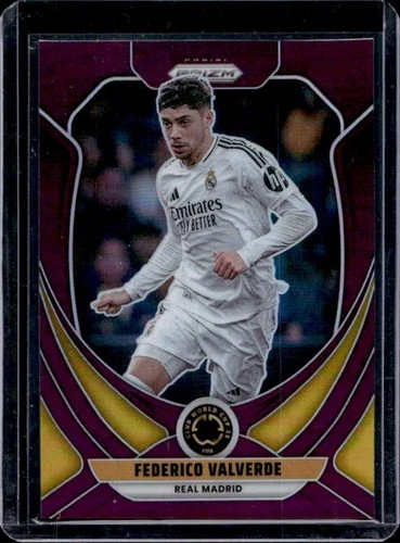 Federico Valverde 2025 Panini Prizm FIFA Club World Cup Viola /125
