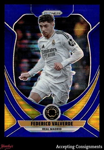 Federico Valverde 2025 Panini Prizm FIFA World Cup Blue Pulsar /275