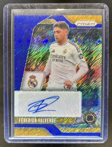 Federico Valverde 2025 Panini Prizm FIFA World Cup Blue Shimmer /25