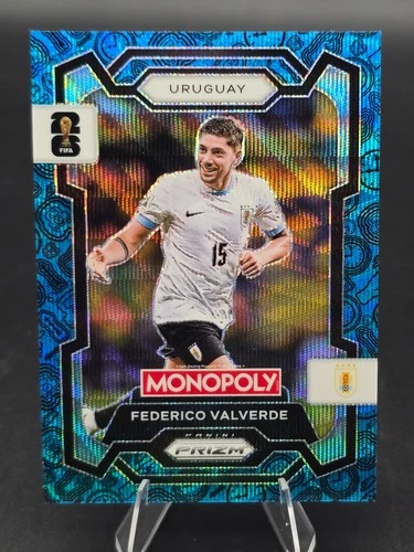 Federico Valverde 2026 Panini Prizm FIFA World Cup Blue Wave