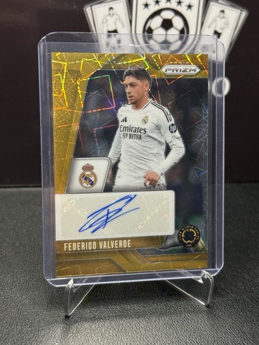 Federico Valverde 2025 Panini Prizm Gold Velocity /10