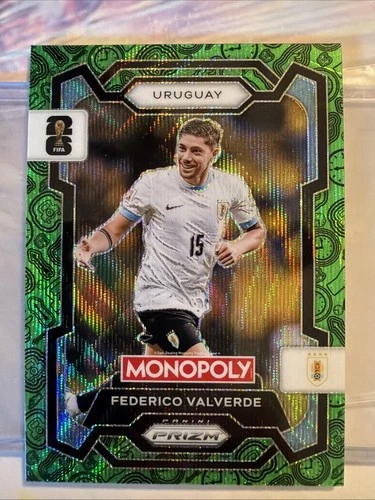 Federico Valverde 2026 Panini Prizm Green Wave Prizm
