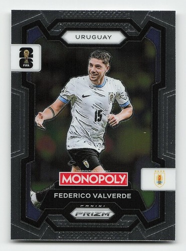 Federico Valverde 2026 Panini Prizm Monopoly Copa Mundial de la FIFA 2026
