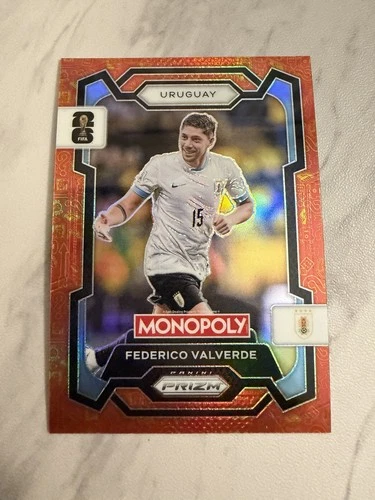 Federico Valverde 2026 Panini Prizm Orange Gold