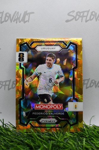 Federico Valverde 2026 Panini Prizm Oro Hielo agrietado