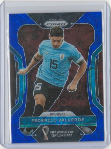 Federico Valverde 2022 Panini Prizm World Cup Choice Blue Prizm /135