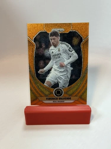 Federico Valverde 2025 Panini Prizm World Cup Orange Glitter /99