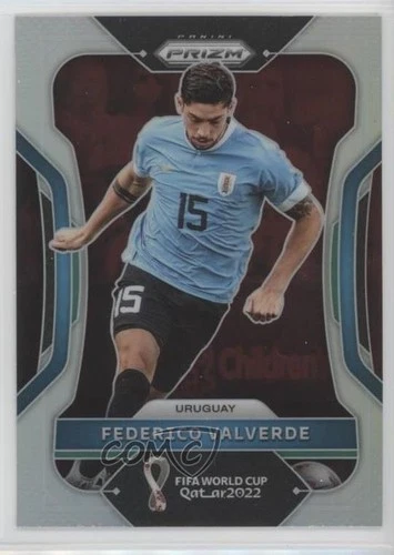Federico Valverde 2022 Panini Prizm World Cup Qatar Silver Prizm