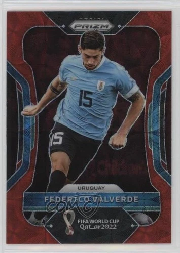 Federico Valverde 2022 Panini Prizm World Cup Red Prizm