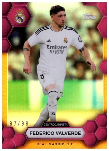 Federico Valverde 2024 Topps Real Madrid Fan Set /99